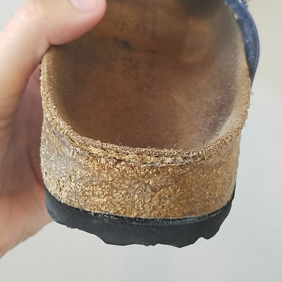 Birkenstock Blue Velcro Double Strap Sandal - Picture 9 of 10